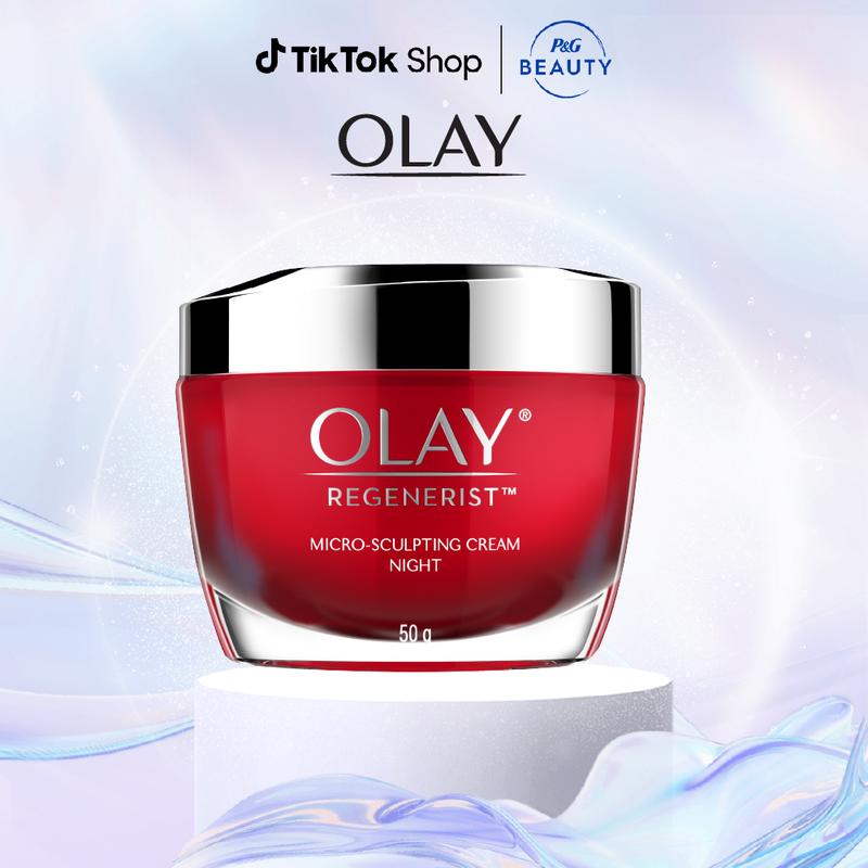 Kem Dưỡng Ẩm Ban Đêm Căng Mướt, Sáng Khỏe & Phục Hồi Dấu Hiệu Lão Hóa OLAY REGENERIST 50G