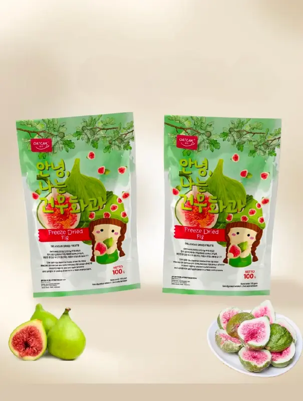 FREEZE DRIED FIGS - SNACK BUAH TIN KERING - CEMILAN BUAH BEKU KERING 100 % BUAH SEGAR ASLI PILIHAN TERBAIK 4