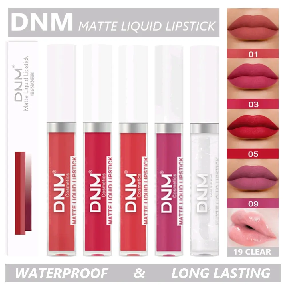 DNM-1161 LONG LASTING MATTE LIPCREAM LIQUID 19 COLOUR MATTE