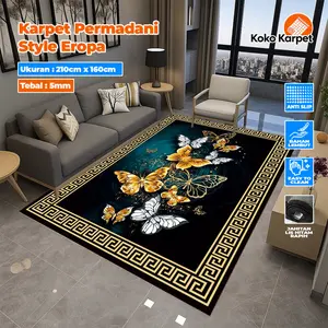 [Koko Karpet] Karpet Permadani Eropa Ukuran 210x160cm Bahan Polyester