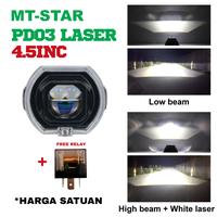 Gambar [HARGA SATUAN] MT-STAR - PD03 LASER PROJIE BILED MATRIX LASER 4.5 INCH BLUE LENS BODY BLACK TURBO FAN COOLING - PUTIH PUTIH SHROUD PUTIH DEVIL MERAH, LASER PUTIH dari MTSTAR INDONESIA Kota Administrasi Jakarta Barat 3 Tokopedia
