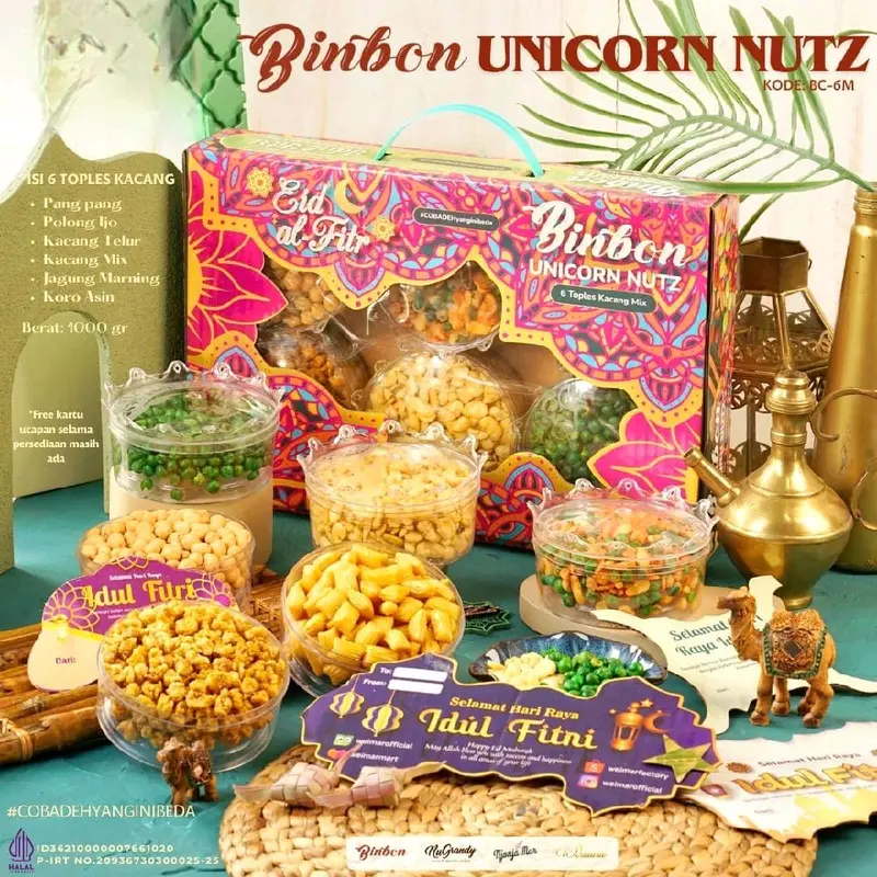 Parcel Lebaran / Hampers Kue Kering / Parcel Kue Nastar Kacang Cokelat 7