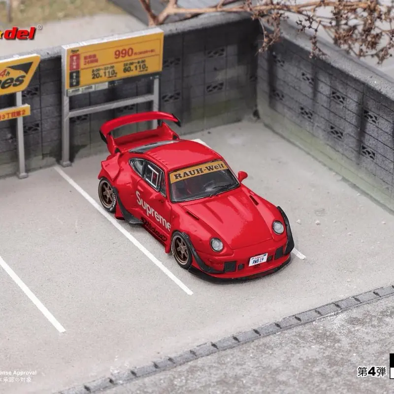 Star Model RWB993 GT Wing - Supreme Red Reguler & Cyberpunk Silver Reguler 3
