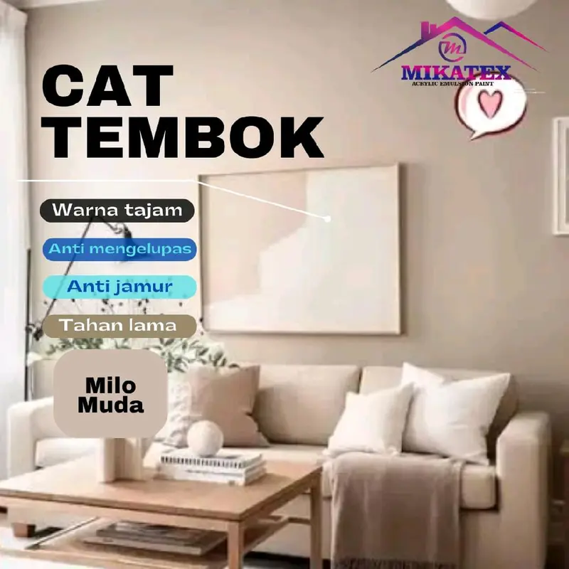 Cat Tembok 15kg Anti Mengapur,Warna Tajam, Kuat terhadap cuaca Paint 5