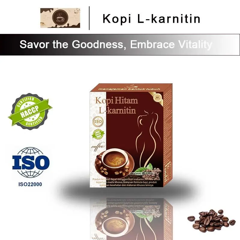 Bubuk kopi instan L-karnitin