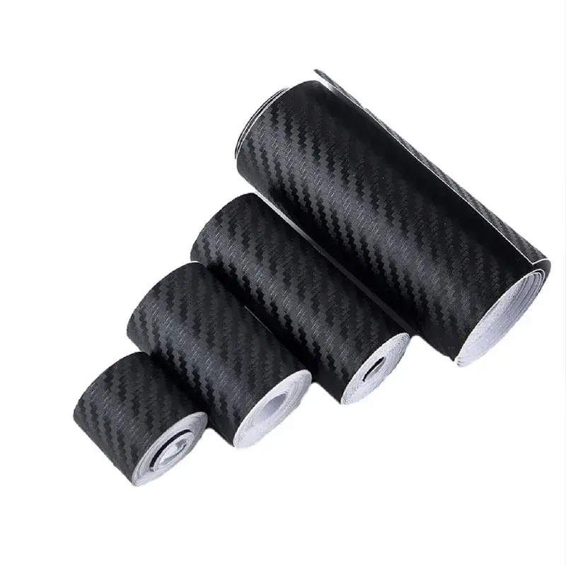 Miếng Dán Họa Tiết Sợi Carbon, Dải Bảo Vệ Cốp Xe Ngưỡng Cửa Ô Tô, Băng Dính Dán Chống Trầy Xước, Đề Can Chống Thấm Nước, Có Chiều Dài 1 / 3 / 5 / 10M 8
