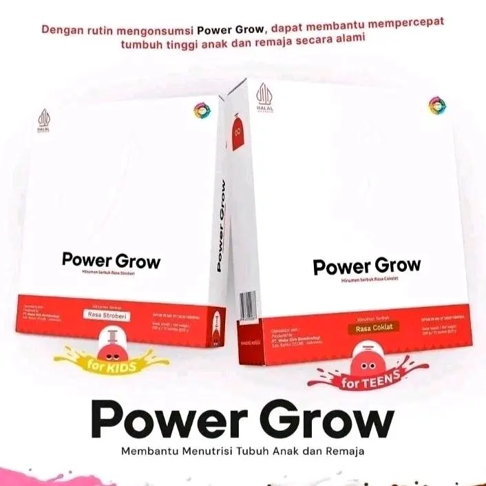 Power Grow KIDS & TEEN Original 100% Asli