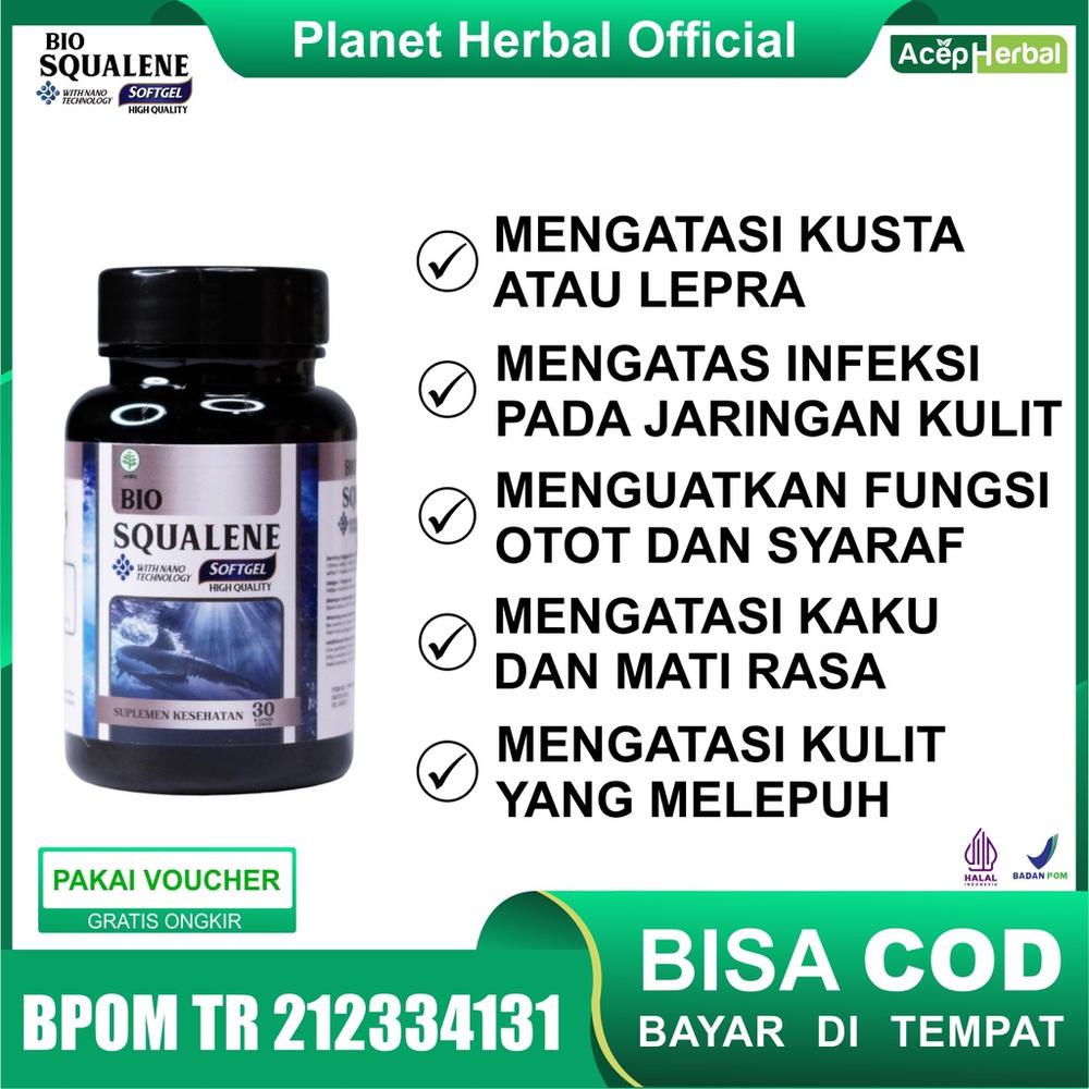 Obat Kusta Atau Lepra Bercak Putih Di Kulit Bio Squelane Softgel High Quality With Nano Technology