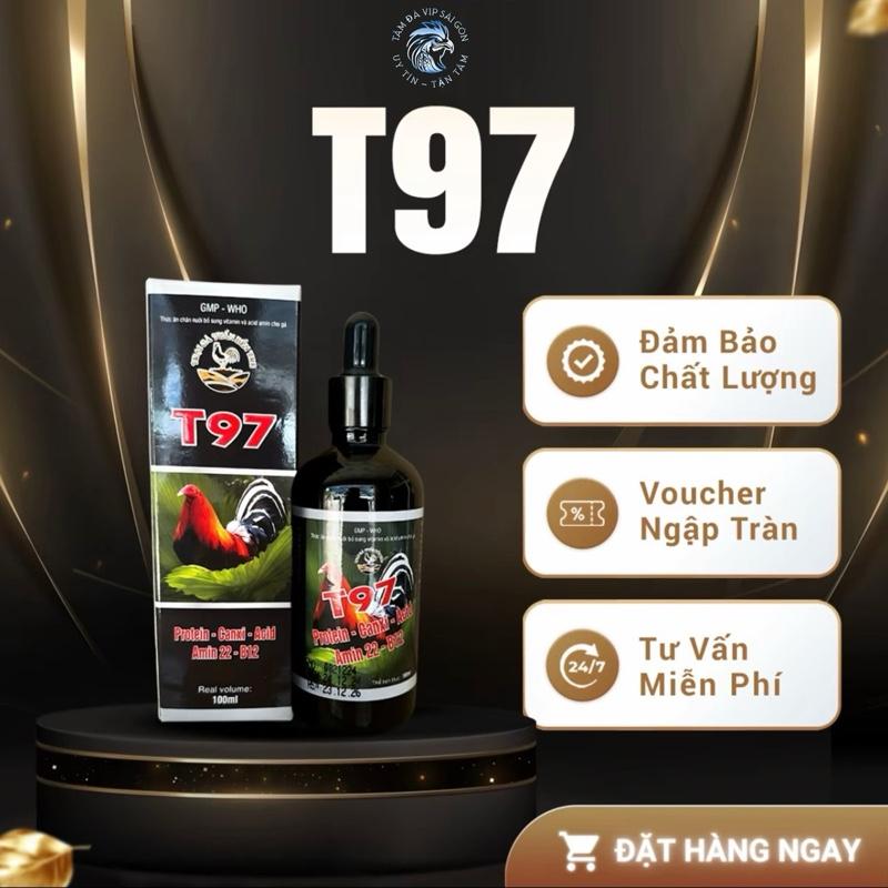 Dinh Dưỡng T97 100cc thuốc nuôi tăng b.o cho Gà Canxi và Vitamin - Sáng Bóng Lông Cho Gà