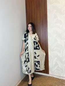 NS - HOMEDRESS GREYA ISI 2 KANCING BUSUI  FRIENDLY JUMBO