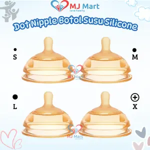 Pengganti Dot Nipple Botol Susu Silicone Wide Neck / Aksesoris Botol Susu Silicone