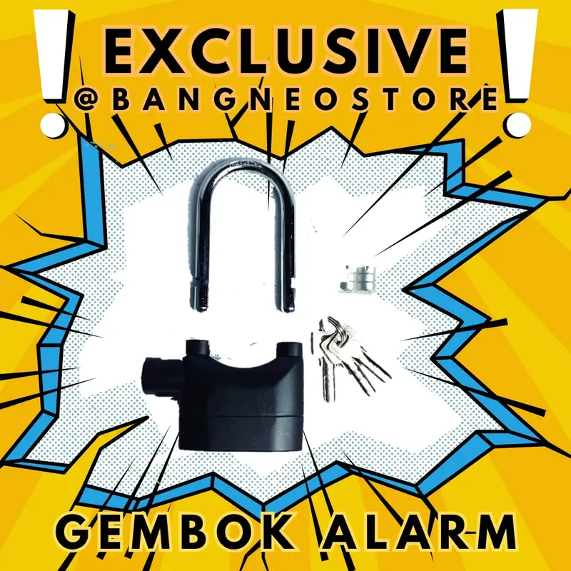 [ EXCLUSIVE ] BANG NEO STORE X MAGNET ACC GEMBOK ALARM | GEMBOK ALARM BUNYI 3