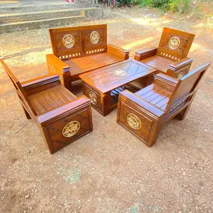 Tamu Tumpuk Kayu Jati dengan Desain Elegan dan Fungsional untuk Ruang Tamu Anda