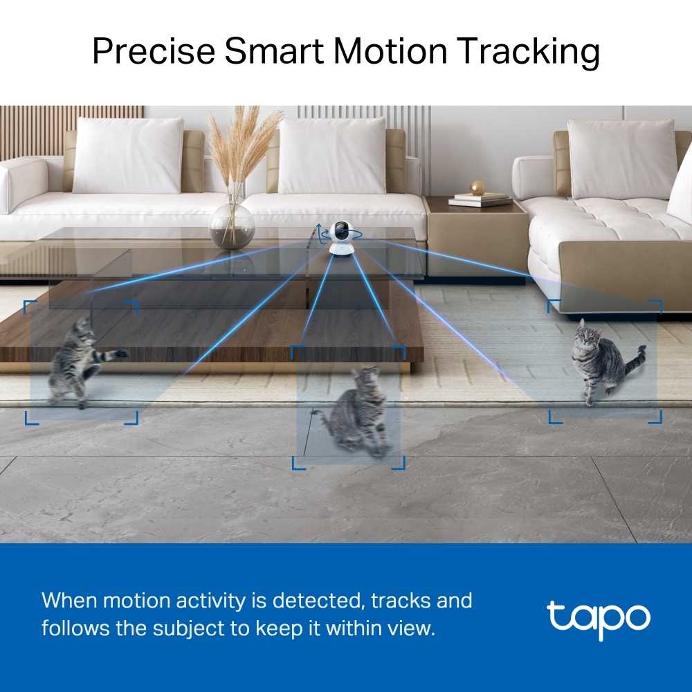 TP-LINK Kamera CCTV Indoor 2K QHD Google Home Alexa AI Detection Alarm - Tapo C220
