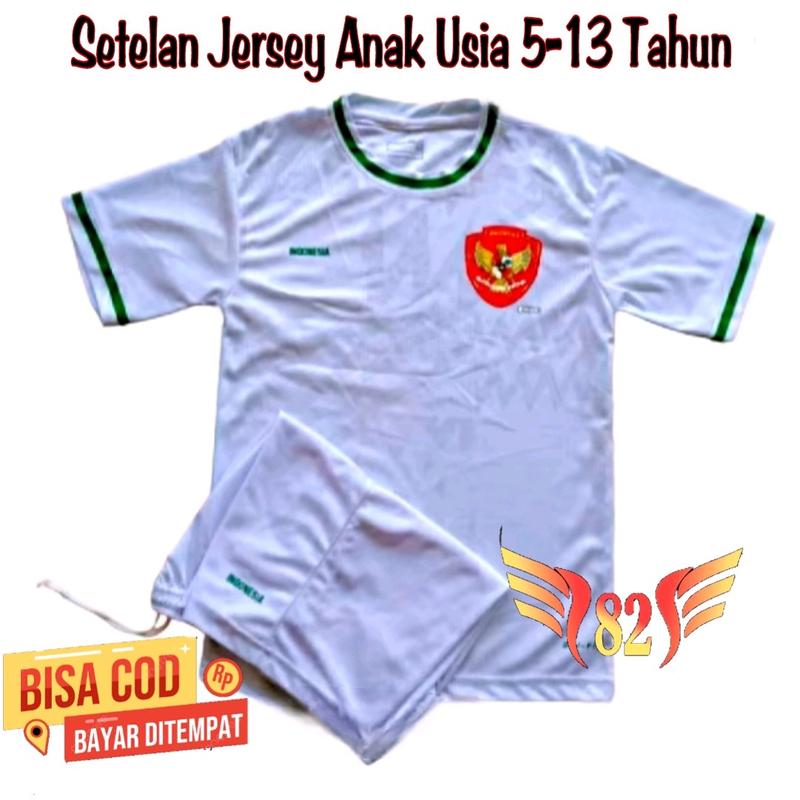 Setelan Jersey Timnas Anak-Anak Usia 5-13 Tahun dengan Tambahan Nama dan Nomor Punggung Gratis - Outdoor, Celana Sport 1