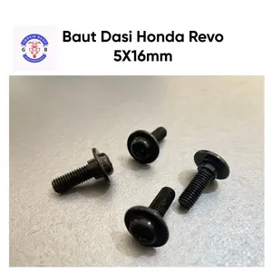 [Paket 25 pcs] Baut Dasi 5x16 Honda / Baut Honda Pendek Ukuran 5x16