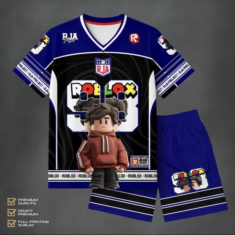Setelan Jersey Anak 3-10 Tahun Terlaris / Baju Anak Roblox Printing Pakaian Anak Premium Setelan Kaos Anak Perempuan Lucu Fashion Anak Celana Anak Setelan Jersey Anak 3-10 Tahun Terlaris / Baju Anak Roblox Printing Pakaian Anak Premium Setelan Kaos Anak Perempuan Lucu Fashion Anak Celana Anak