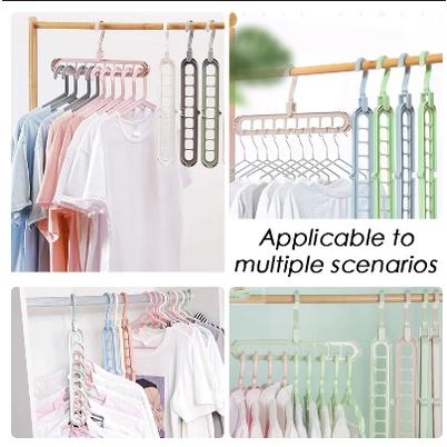 Magic Hanger 9 in 1 Gantungan Baju Lemari Pakaian Wonder Hanger Instan 2