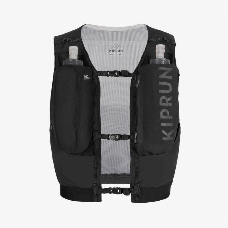 Decathlon Kiprun Vest Trail Running Unisex Kiprun 5L Flask Holder - Hitam - 8786242 2