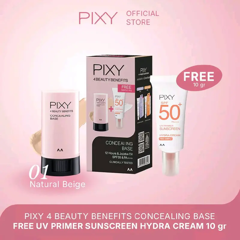 SPECIAL PACKAGE PIXY BEAUTY BENEFITS CONCEALING BASE 01 Shop