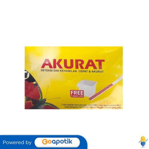 Gambar AKURAT STRIP DETEKSI DINI KEHAMILAN dari Apotek Clara Jaya By GoApotik Kota Administrasi Jakarta Timur Tokopedia