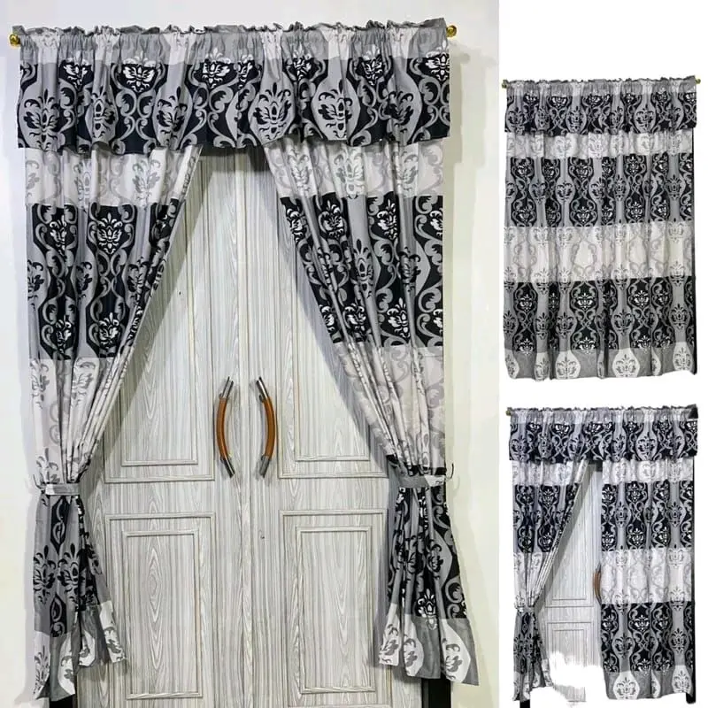 GORDEN SERUT JENDELA DAN PINTU BAHAN KATUN PAKET HEMAT ISI 5 PCS KAIN JENDELA Tali Katun Elegant Curtain 8