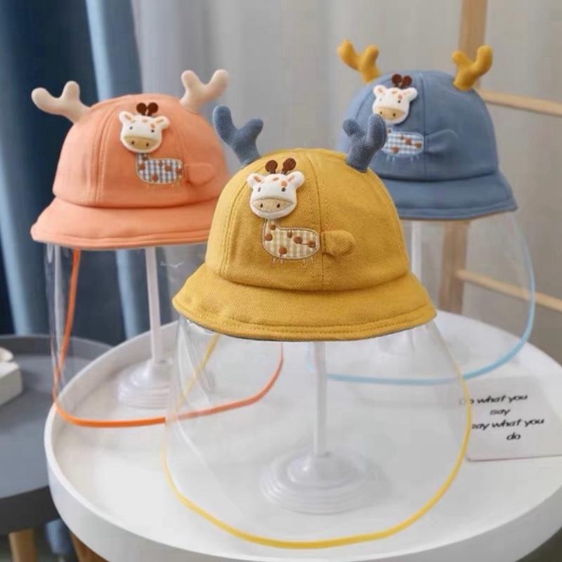  Mũ Chống Giọt Bắn Cho Bé Nón Chống Dịch Chắn Bụi Cho Trẻ Em Hàng Đẹp 