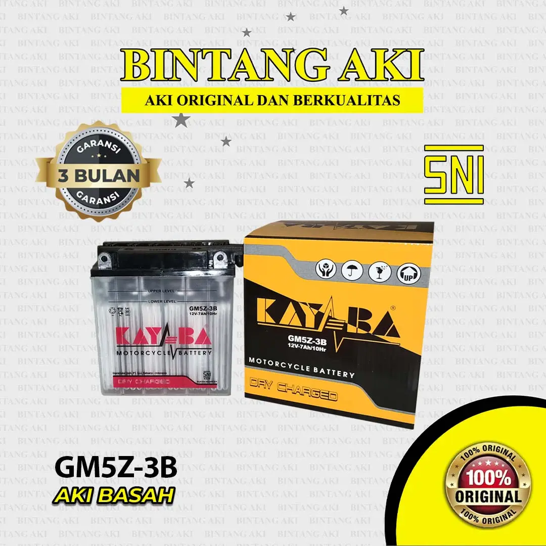 Aki Vega R Vega ZR KAYABA GM5Z-3B Original DRY