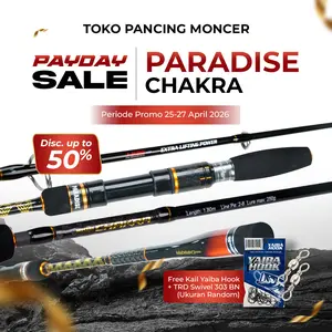 PARADISE - JORAN PANCING SPECIALIST JIGGING PARADISE CHAKRA | CARBON SOLID [HIGH RESPOND SOLID] | DASARAN LAUT | Handle japan style | Monocoque | Ikan Mancing Pancing Reel | JC-SPC