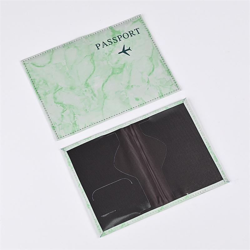 Product Introduction of Fashion Women Men Passport Cover Pu Leather Marble Style Travel ID Credit Card Passport Holder Packet Wallet Purse Bags Pouch 17