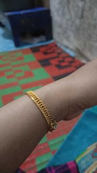 Product Review of Gelang Rantai Bisa Di Sepuh Perhiasan Emas Bracelets from G**a 0