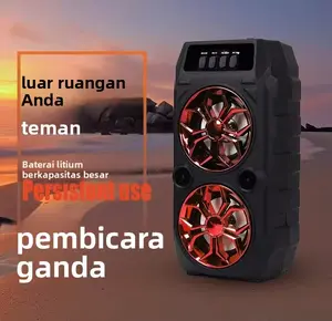 Tonies Speaker bluetooth karaoke free mic portabel speaker termurah big bass
