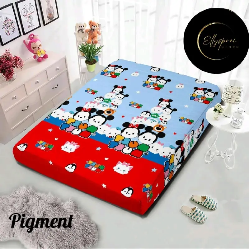 Sarung Kasur Busa Resleting Motif dan Karakter Anak (Tanpa Bantal & Guling) 6