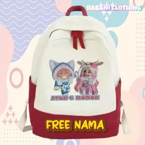 Tas Anak Sekolah Atun Dan Momon PVC Tahan Air