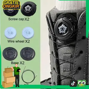 Silenching Tali Sepatu Putar Automatic Rotating Shoelace Buckle - INU66-B