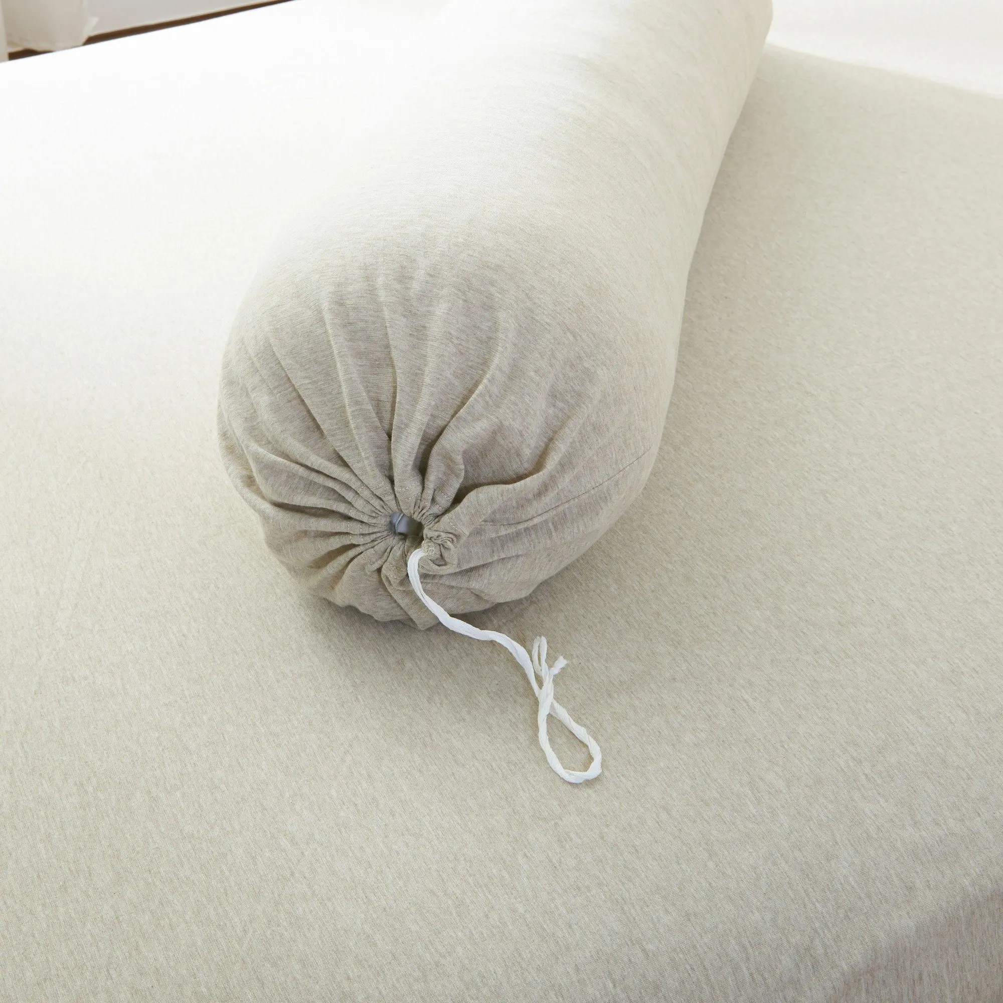 Cotton Pure Brownie Jersey Cotton Bolster Case