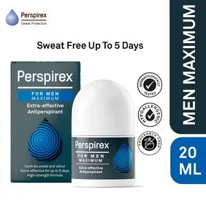 Perspirex Official For Men Maximum 20ml - Extra-effective Antiperspirant Roll-on Hingga 5 hari