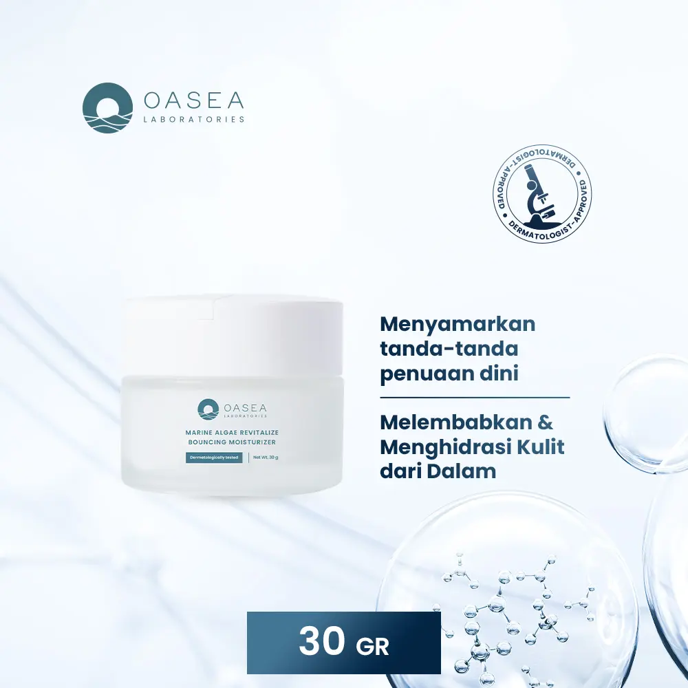 Oasea Marine Algae Revitalize Bouncing Moisturizer 30gr - Pelembab