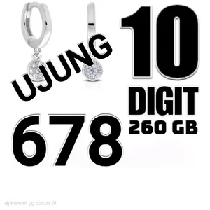 SET PERHIASAN PERAK CANTIK 5G 26O GB UJUNG 678 1O DIGIT