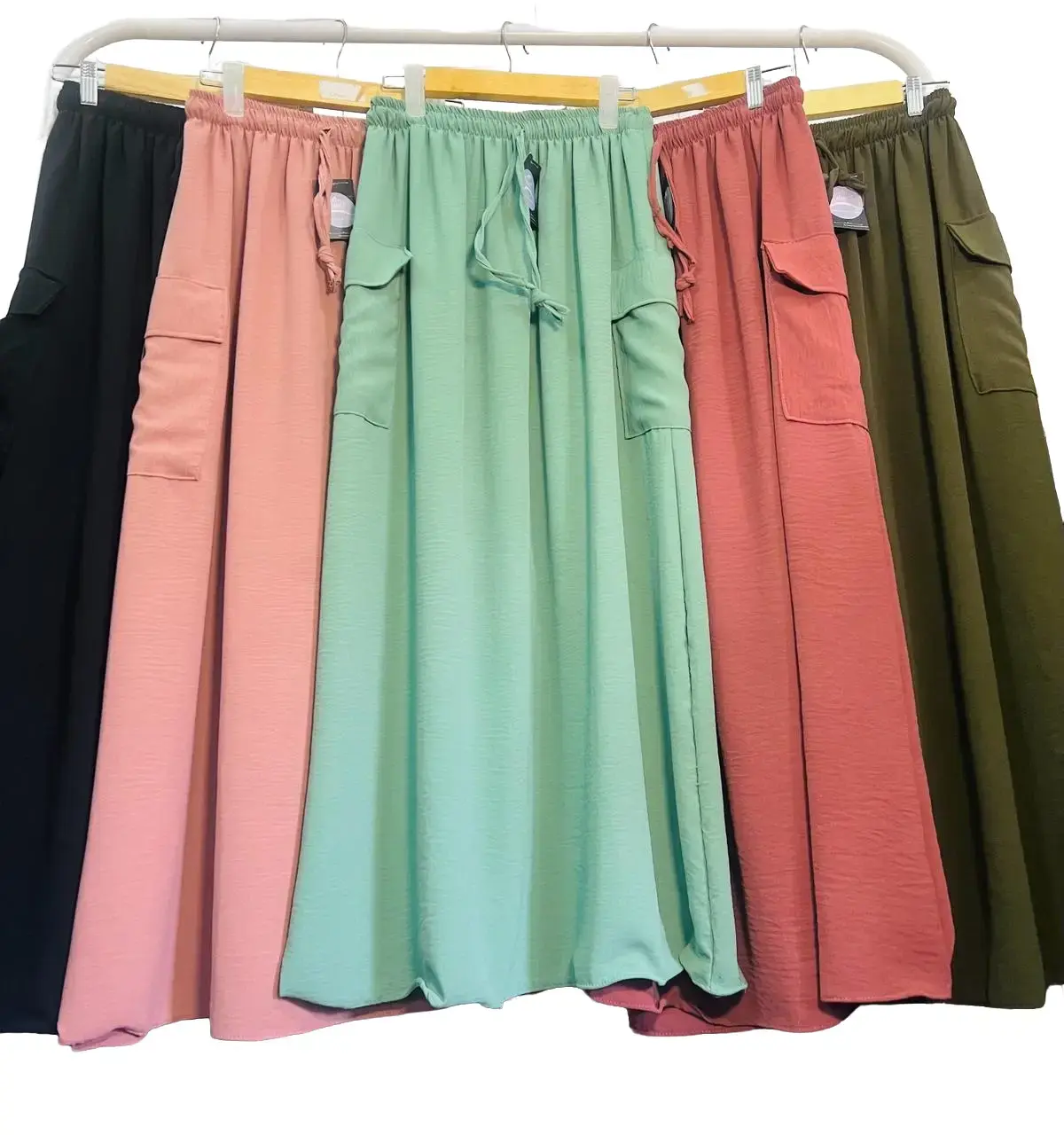 Rok CARGO Crinkle Airflow JUMBO/Rok CARGO Panjang Wanita JUMBO Maxi