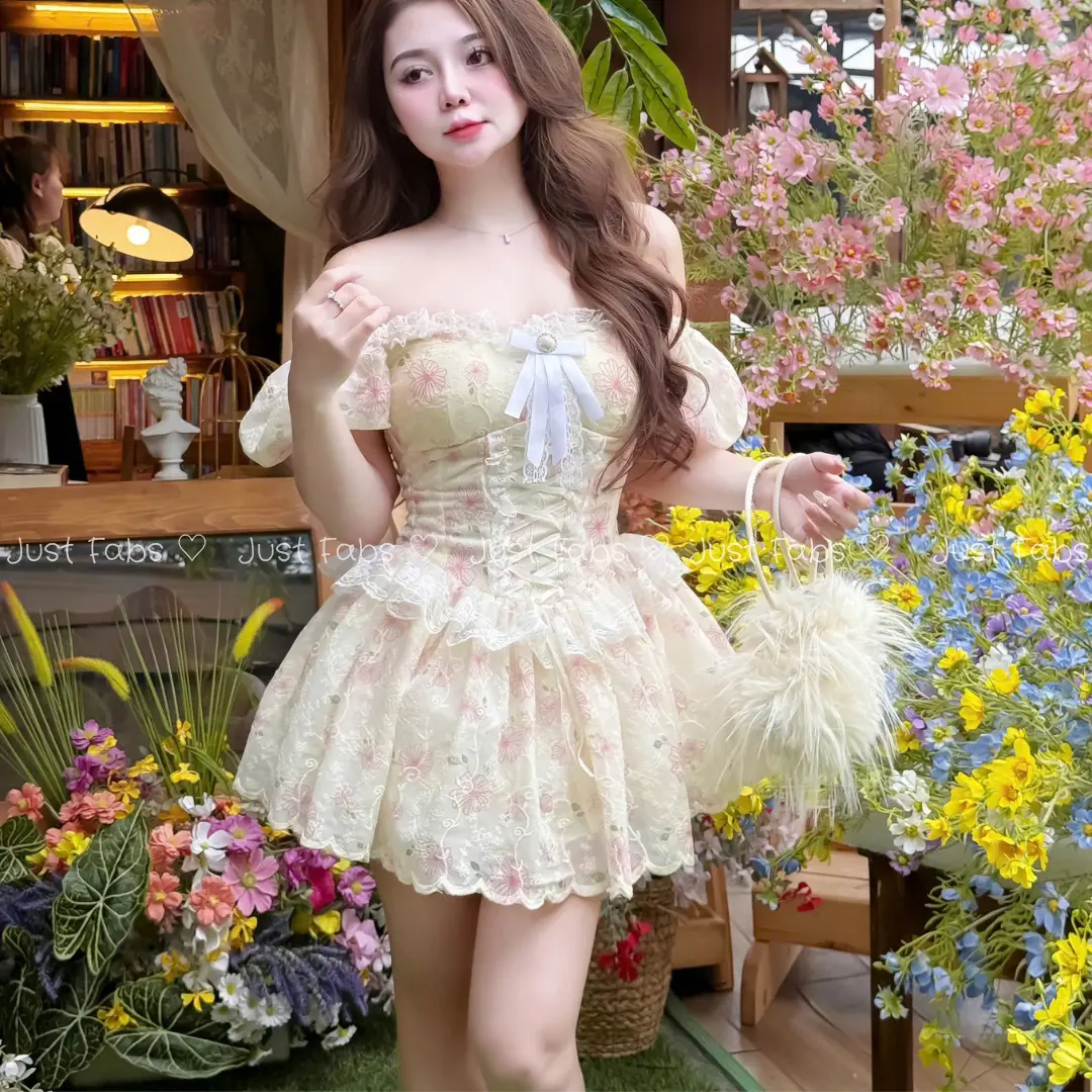 Felice Fairy Vintage Mini Dress - TikTok Shop Philippines