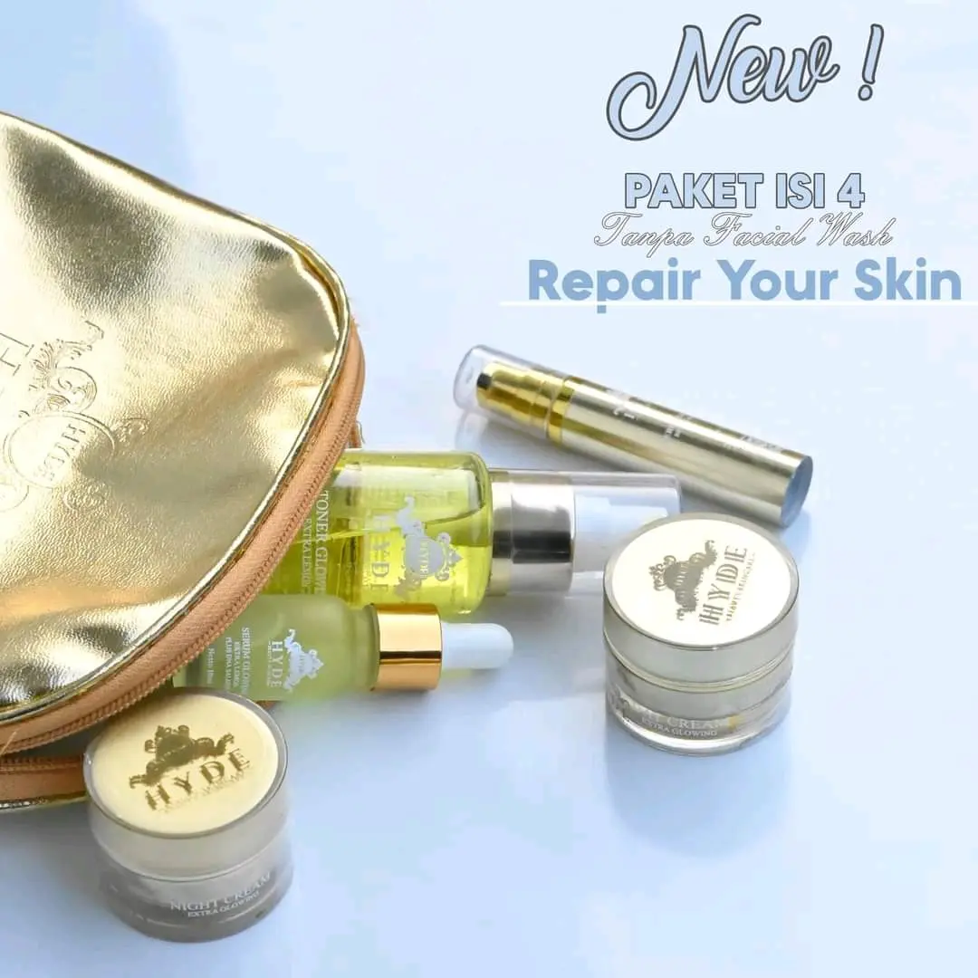 HYDE BEAUTY SKINCARE SEMUA PAKET DAN ECERAN ADA DISINI LENGKAP Perawatan Wajah Pencerah Mencerahkan Facial