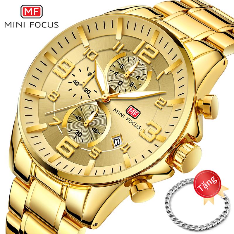 Bảo hành 5 năm thay thế miễn phí MINI FOCUS Đồng Hồ Thạch Anh Dành Cho Nam Giới Vận chuyển từ Hà Nội Thương Hiệu Sang Trọng Phong Cách Doanh Nhân Và Thể Thao Chống Nước Có Bấm Giờ Dạ Quang Thời Trang Thích Hợp Làm Quà Giáng Sinh Đeo Tay Voi Watch