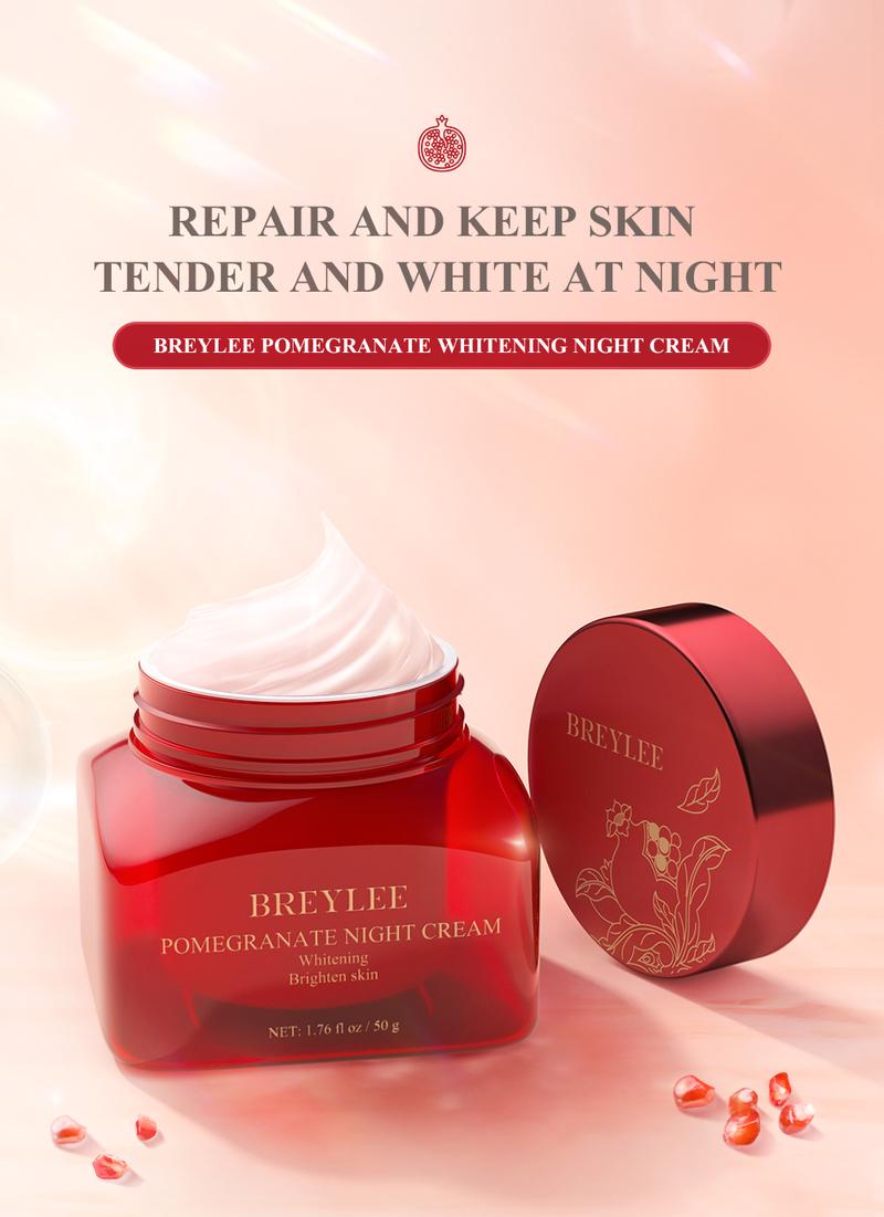 Product Introduction of BREYLEE-Siri Penjagaan Kulit Delima, Pembersih Muka, Topeng, Toner, Krim Mata, Topeng Mata, Serum, Krim Siang, Krim Malam 4