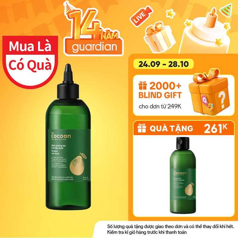 Nước Dưỡng Tóc Tinh Dầu Bưởi Cocoon 310ml | Guardian Store