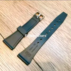 Tali jam tangan karet rubber qq 12 14 16 18 20 22mm termasuk spring bar pen watch watches