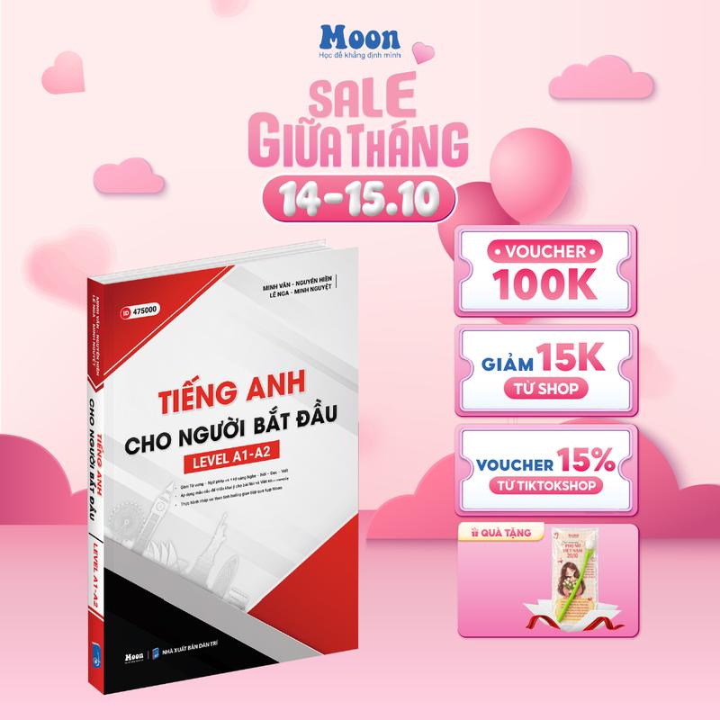 Sách tiếng Anh cho người bắt đầu - Level A1-A2 Moonbook