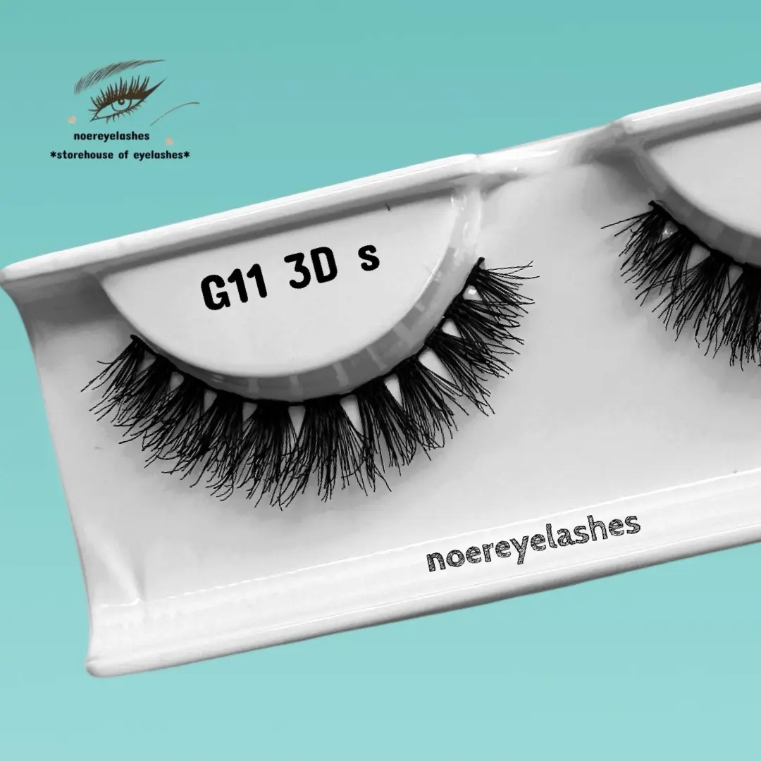 BuluMata Palsu Natural G11 3D S | Lusinan (Free Cover/Mika) - Lembut, Ringan dan Nyaman Dipakai - Eyelash, Extension