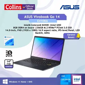 ASUS Vivobook Go 14 E410KA N4500 8GB 256GB INTEL UHD 14" FHD W11 OHS