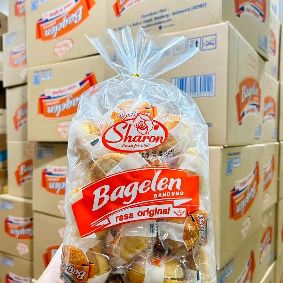 Roti bagelan sharon original Snack Garing Cemilan wafer kaleng